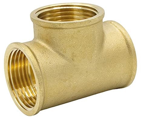 VARIOSAN T-Stück 90° 15549, 1 IG, Messing