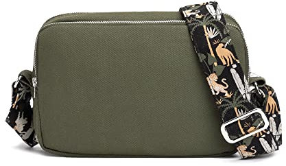 Eco Right Crossbody Bags for Women & Men, Waterproof Multi-Pocket Small Shoulder Bag