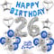 Luftballon 26. Geburtstag mann blau deko Folienballon 26 jahre Geburtstags deko mann männer blau set happy Birthday 26th Geburtstagsdeko 26 mann Ballon 26 jahre Geburtstag mann Dekoration set(26)