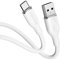 VOLTME Câble 1,0m USB vers USB-C 2.0 Blanc, Câble de Charge Rapide Chargeur PD 3A Samsung ultra Doux et Flexible, charger téléphone à la maison ou bureau pour MacBook/iPad/Galaxy/Pixel/Switch/Huawei