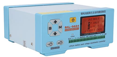 Batteriespannungs-Equalizer-Controller, Lithium-Batterie-Tester-Equalizer AC110V-220V 2 Bis 24 Saiten mit Niedrigem Innenwiderstand für die Fabrik (EU-Stecker)