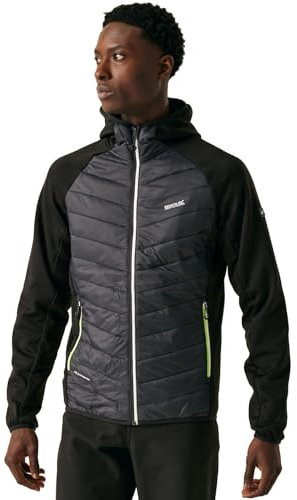 Regatta Chaqueta Andreson VIII Hybrid para hombre, aislamiento elástico y comprimido: perfecta para actividades al aire libre, caminatas, senderismo y acampada