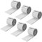 LATRAT Lot de 6 mini galets de mosaïque miroir autocollants pour cuisine, salle de bain, carrelage décoratif, artisanat 5 x 5 mm