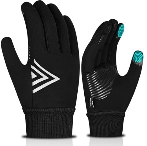 WESTWOOD FOX Warme Winterhandschuhe für Kinder Thermo-Touchscreen-Handschuhe für Kinder rutschfest für Sport Radfahren Laufen Reiten Outdoor-Handschuhe für Jungen und Mädchen im Alter von 4 bis