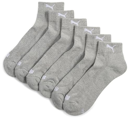 PUMA Unisex Cushioned Quarter 3 pack