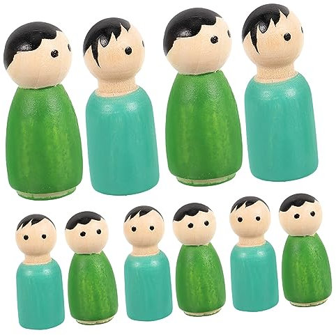 DRESSOOS 1 Satz Graffiti-Marionette dekorative Steckpuppe Puppen aus Holz kinder bastelset basteln für kinder Spielzeuge Kinderspielzeug holzhandwerk selber machen Steckpuppen Haushalt