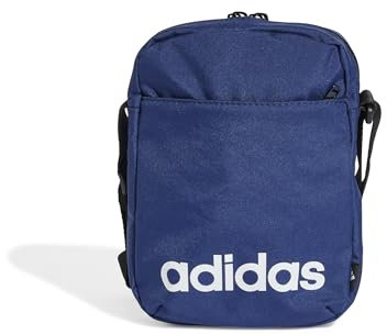 adidas Unisex LINEAR Organizer, Dark Blue/White, One Size
