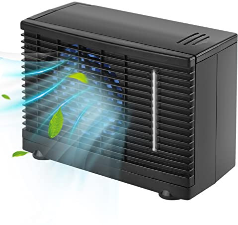 Car Portable Air Conditioner Fan for Car, mini air conditioner for car Personal Evaporative Adjustable Speed Mini Evaporative With Adhesive Tape Mounting, air conditioner