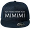DELUNO Ich höre Immer nur mimimi Baumwolle Baseball Cap Basecap Unisex Baseball Kappen Baseball Marineblau Sport oder auf Reisen Navy (Cap-440-Navy)