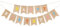 iCovalescent Happy Birthday Girlande, Vintage Leinen Banner für Babydusche, Party DIY Dekoration