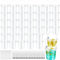 Willinglong 40 Sets 20 Pack 32oz Clear Plastic Rum Buckets for Drink with Straws Beverage Syringes Drink Buckets for Parties with Handle Reusable Punch Bowls for Rum Wine Beer Cocktail Beverage Party
