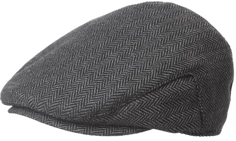 Maeau Schirmmütze für Kinder Jungen 5 6 7 8 9 10 Jahre Schiebermütze Flach Grau Barett Cap Tweed Mütze Irish Zeitungsjunge Kappe Newsboy Kleinkind Mädchen Gatsby Cap Flatcap Kleinkinder Baskenmütze