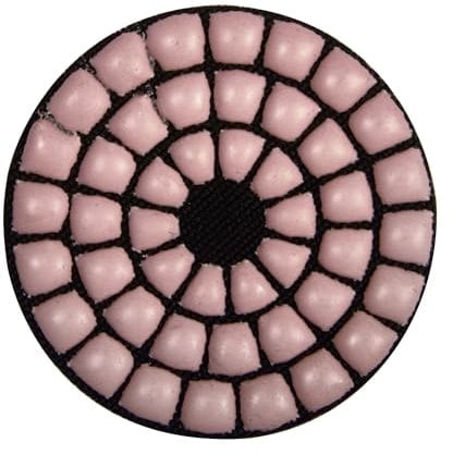 Proxxon 28657 Diamantierte Schleif- und Polierpads, K 100, Ø 50 mm, 3 Stück, für Winkelpolierer WP/E und WP/A