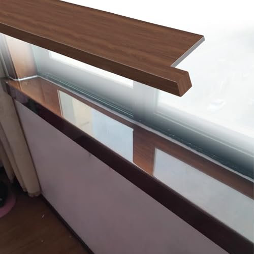 HDZNDH Davanzale per Finestra Rivestimento,Protezione Decorativa per davanzale della,con venature del Legno