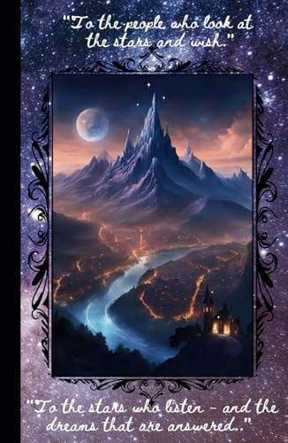 ACOTAR Inspired Lined Fantasy Notebook: 5.5 x 8.5 lined journal - 150 pages