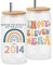 Jars Nova Meaningful 11th Birthday Gift for Girls– 11th Birthday Gifts for Her- 16oz Iced Coffee Cup with Inspirational Quote & Reusable Straw