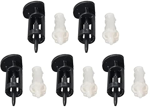TSMORY 5 Paar CPU-Kühlkörper-Montagestift-Montage-Clip-Druckschrauben für Sockel 775 1150 1155 1156 1366 Kühler CPU Kühlkörper Mount Pin