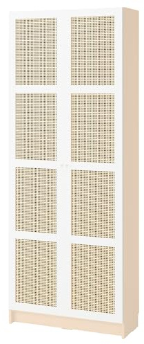 ProTuning BILLY/HÖGADAL Bücherregal mit Türen, Birkeneffekt, 80x30x202 cm