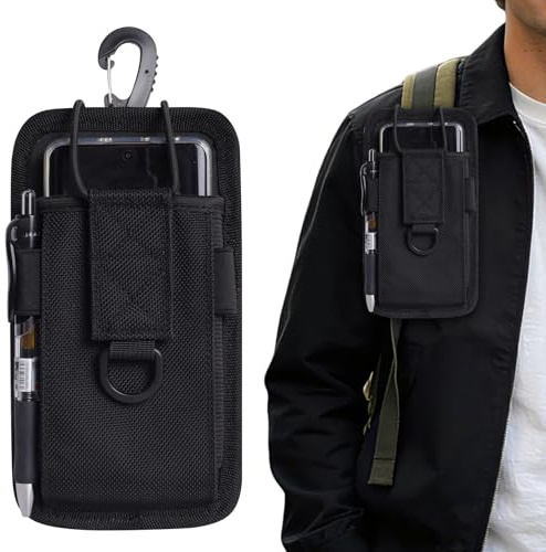 Handy Gürteltasche mit Bankkartenfach,Handytasche Gürtel für iPhone 17 16 15 14 13 12 Pro Max,Tragbare Rucksack Handytasche für Bergsteigen Wandern,Outdoor Handyhülle für Galaxy S25,S24,S23,S22 Ultra