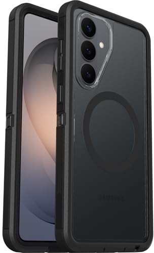OtterBox Defender Pro XT Hülle für Samsung Galaxy S26+, Transparent/Schwarz | Mit Magneten, Stoßfest und ultra-robust, Schützende Hülle, 7x getestet nach Militärstandard, Keine Einzelhandelsverpackung