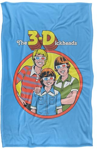 Steven Rhodes 3D Superweiche Kuscheldecke mit seidigem Griff – 91 X 147 cm