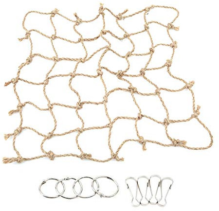 Botreelife Papagei Vogel hängen Seil Kletternetz Tiere Aktivität Spielzeug Schaukel Leiter kauen