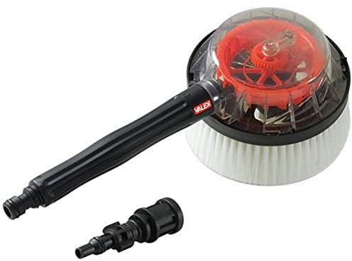 Valex Accessorio Spazzola Rotante per Lavaggio ad Acqua per Idropulitrice o Tubo di Irrigazione, Diametro 15cm