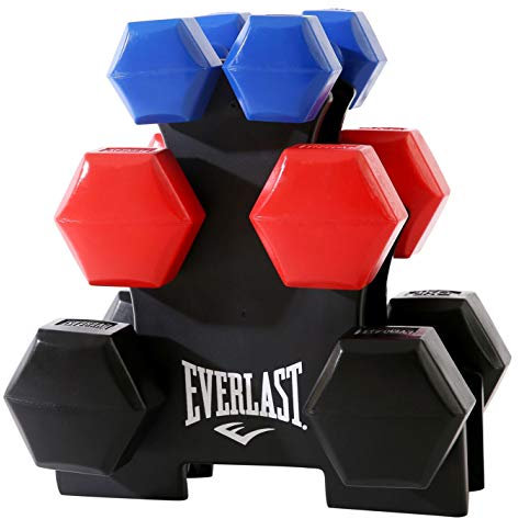Everlast Unisex 12Kg Dumbbell Set