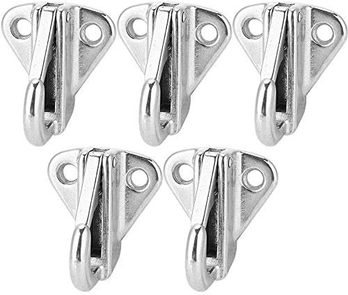 POFET 5 pz Cappotti Gancio Gancio Parete Molla Gancio Gancio Gancio In Acciaio Inox Cappotti Cappelli Gancio Marine Barca Deck Hardware Accessori
