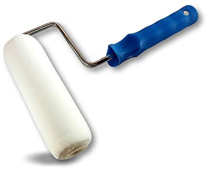 Rouleau peinture mousse | Lot de 10 | Ø alésage 8 mm | Largeur rouleau 180 mm | Sols murs plafonds grandes surfaces | Kibros R_5262x10