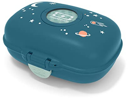 monbento - MB Gram blau Cosmic Snackbox Kinder - Individuell Gestaltbar - BPA frei