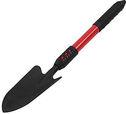 Jia Hu - Pala de hierro con mango largo para jardinería (1 unidad)