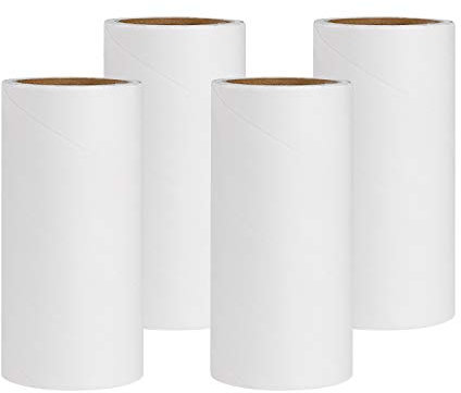 ISIYINER Ersatzrolle für Fusselrolle, Lint Roller Refills für Kleidung Sofa Bett und Teppich 4 Stück 240 Blätter