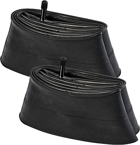 YunSCM 2-PCS 20x3 Verdickung Fatbike Schläuche 20x3.0 76-406 E Bike Reifen Schlauche 20 Zoll Kompatibel 20x3.0-3.5 MTB/Rennrad Fahrrad Schläuche 20 x 3.0 20x3.5 |AV32mm Schrader Ventil