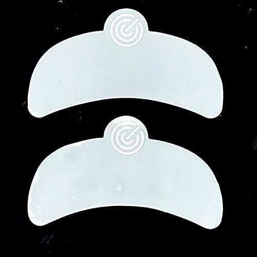 Patch di silicone riutilizzabili per trattamento laminazione ciglia, extension ciglia, maxymova - bianco-1-paio