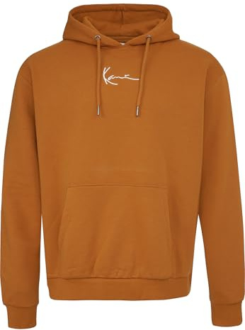 Karl Kani Herren KM-HD011-025-02 KK Small Signature Essential Hoodie Cognac
