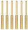 Lima per smerigliatura, 24 lima per trapano da 4,8 mm, per affilare e affilare la lama per motosega diamantata placcata in titanio (oro)