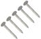 TERF® 50mm X 3.35mm Galvanised Clout Nails 50mm (2 inch) X 3.35mm Large Head Clout Nails for Roofing DIY and Crafts Home Decor Woodwork Furniture and Construction - Pack of 100