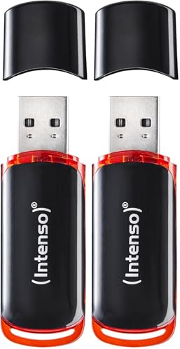 Intenso Business Line 8 GB USB-Stick USB 2.0 schwarz-rot (Packung mit 2)