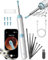 Kekoy Ear Wax Removal Kit Otoscope Ear Camera 1296P HD, WiFi Ear Cleaner with Camera, Rechargeable Ear Wax Remover Tool with Camera, Ear Wax Removal Tool with Lights for Adult & Kid(White Blue)