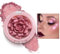 Palette di Evidenziatori, Blush Rose 3D, Trucco Viso con Evidenziatori per il Corpo, Polvere Scintillante per il Viso, Evidenziatori Lucidi a Lunga Durata (#7)