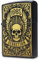 Totenkopf Zippo Feuerzeug mit personalisierter Gravur, Sturmfeuerzeug mit Totenkopf Zippo Geschenk für Männer