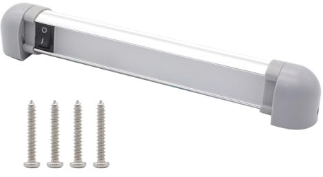 YIGZYCN 180° Drehbare LED Lampenleiste Mit EIN/Aus Funktion Für Anhänger LKW 150 Lumen 12 V-24 V Lichtleiste 9/18 Zoll Lichtleiste Mit Schrauben Lampenleiste