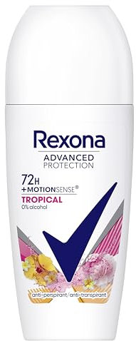Rexona Advanced Protection Anti-Transpirant Deodorant für Damen, Duft Tropical 72h, 50 ml
