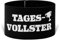 CHCAES Tagesvollster Armbinde Schwarz Gummielastische Armbinde 35 * 7cm Malle Armbinde Klettverschluss für Vereinsfeier Karneval Geburtstag Junggessellenabschiede