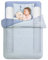 Tebery 2 Stück Bettgitter Pads, Kinder Bettumrandung mit wasserdichter Abdeckung, Bettschutzgitter mit rutschfester Unterseite, Schaumstoff-Bettpolster für Kinder, Erwachsene und Senioren