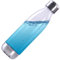 Cndiyald Botella de Agua Transparente 24 oz BPA Free Sports Bottle Botellas de plástico Shatter Bottalles con Tapa de Acero Inoxidable ＆ Botella de hidratación de la Base, Botellas de Agua de 1 litro