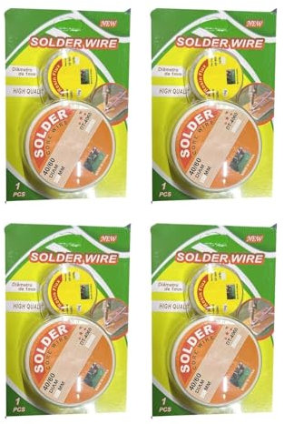 PNJB Solder Core Wire for Electrical Soldering and Repairs - Low Melting Point, No Cleaning Tin Lead Wire, Reliable and Durable (4PCS)