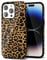 Svanove Cheetah Print Phone Case for iPhone 14 Pro Case Girly Trendy Leopard Pattern, Retro Cool Animal Print, Luxury Cute Case for Women, Aesthetic Y2k Hard Shell Plastic, Brown Fall