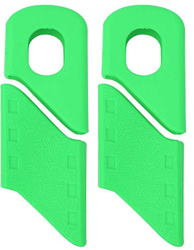 4PCS Silikon Fahrrad Kurbel Schutz Hülse Arm Stiefel Schutz Fahrrad Zubehör (Grün)
